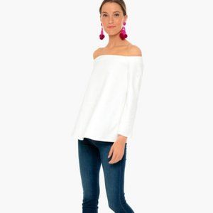 Tuckernuck White Miranda Off the Shoulder Blouse